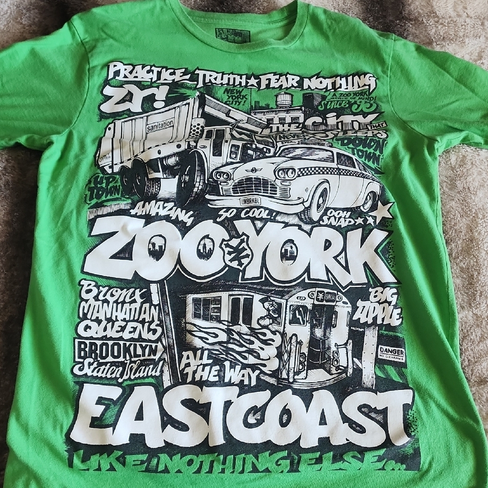 Vintage Zoo York Graphic Tee in Green
